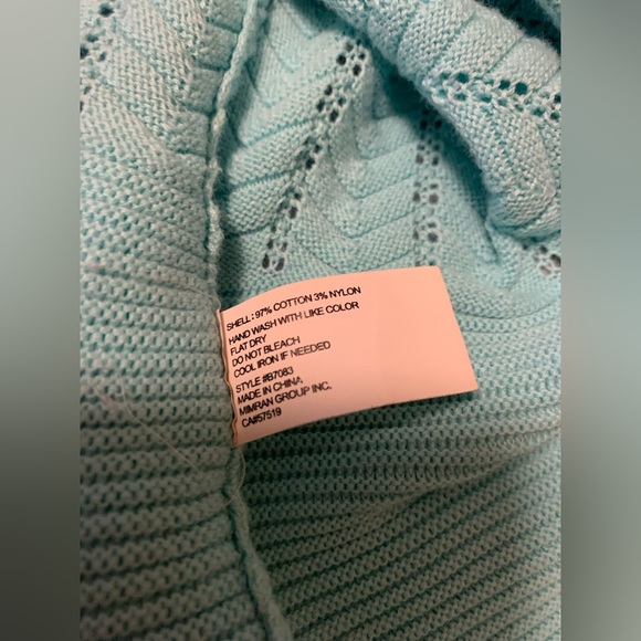 Moon Women’s Knitted Mint Dress Sz M - Picture 5 of 6